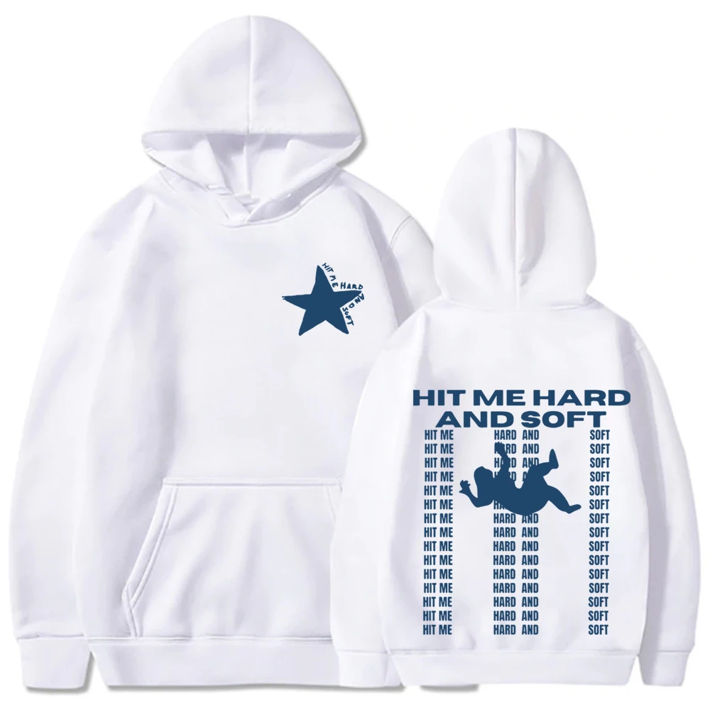 Hit Me Hard and Soft 2024 Tour Men Hoodies Hot Billie Pullover Hoodie  Sudaderas Male