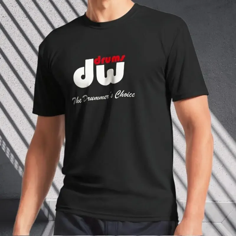 DW Drums The Drummer's Choice Active Logo Men's T-Shirt Funny Size S to 5XL