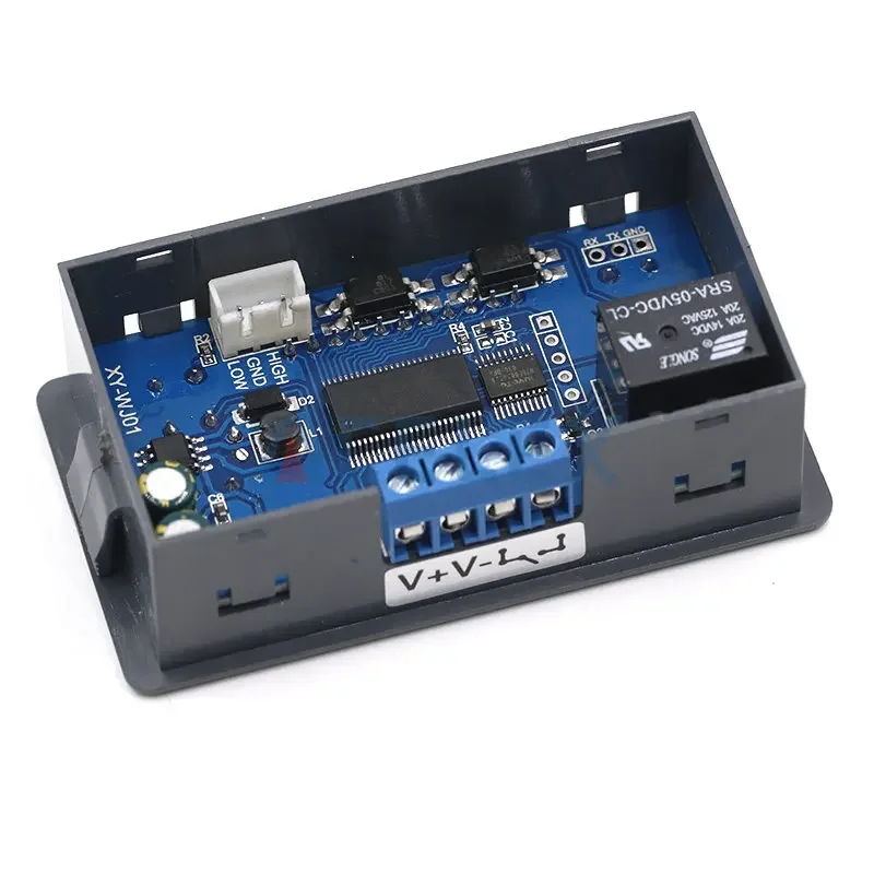 DC12V LEDดิจิตอลรีเลย์หน่วงเวลาโมดูลตั้งเวลารีเลย์สวิทช์ควบคุมTiming Trigger Cycleกับกรณีสำหรับในร่ม