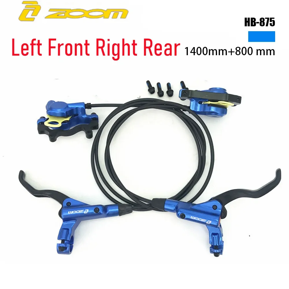 ZOOM HB875 MTB Fiets Hydraulische Schijfrem Set 800/1400mm Links Voor/Rechts Achter Mountainbike oliedruk