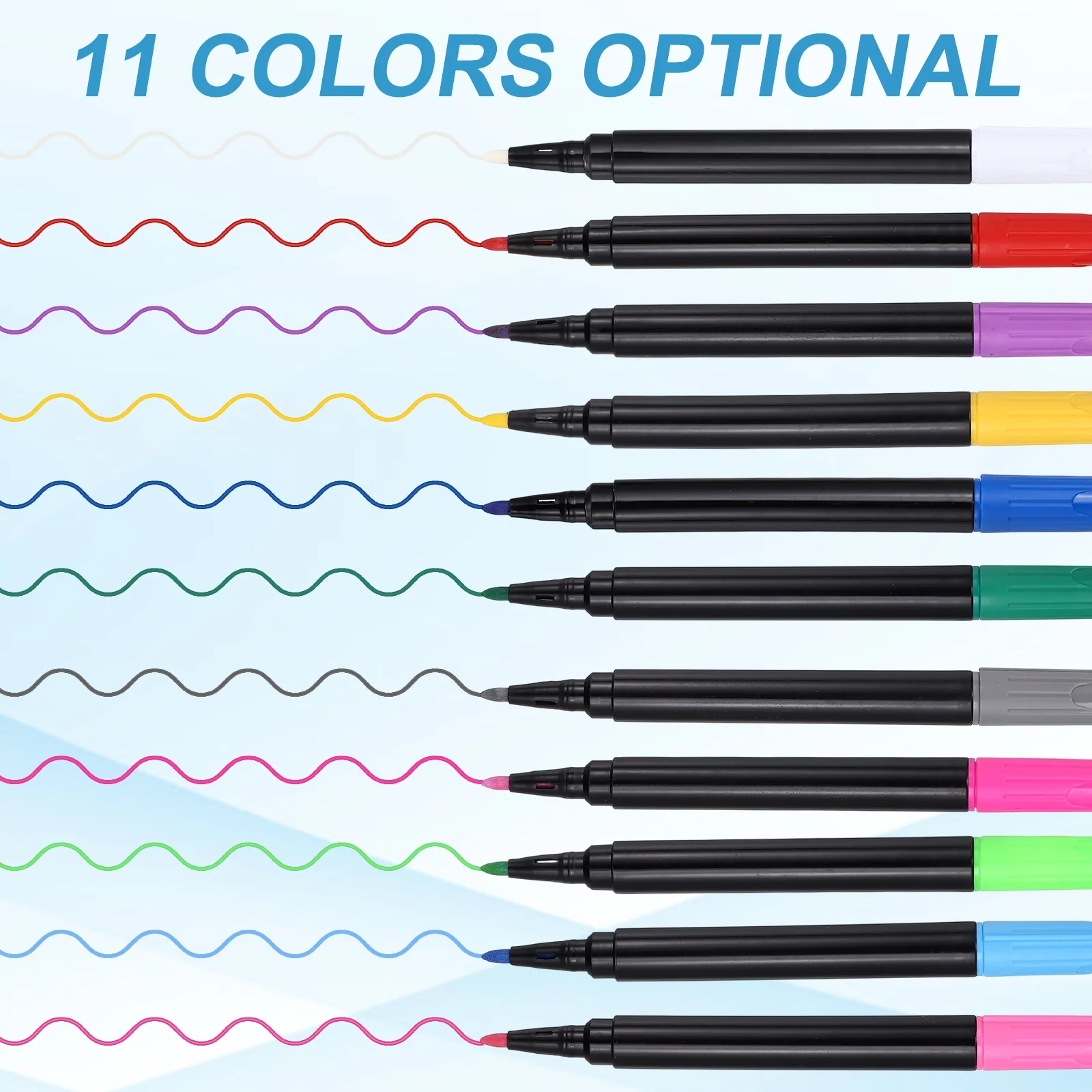 6/12Pcs Liquid Chalk Marker Pens Chalk Board Dry Wet Erase Pen Fine Tip Washable Window Marker Pens for Blackboard Fridge Glass
