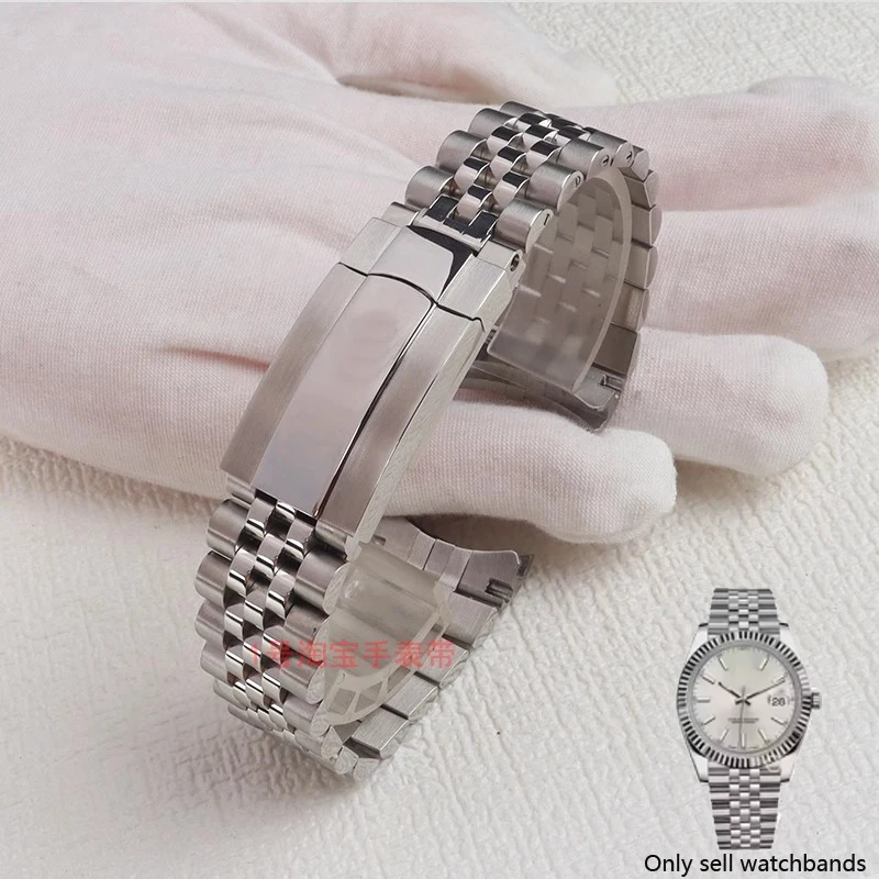 904 Edelstahl-Uhrenarmband, Luxus-Armband, 20 mm, für Rolex Oyster Perpetual Datejust DAYTONA SUBMARINER Uhrenarmbänder