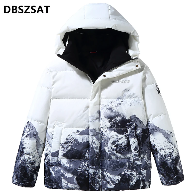 Men Winter 2027 Hooded Down Jackets Fleece  Warm Coats New Male Outwear Casual Winter Coats Good Quality Men Slim Fit Jackets 4