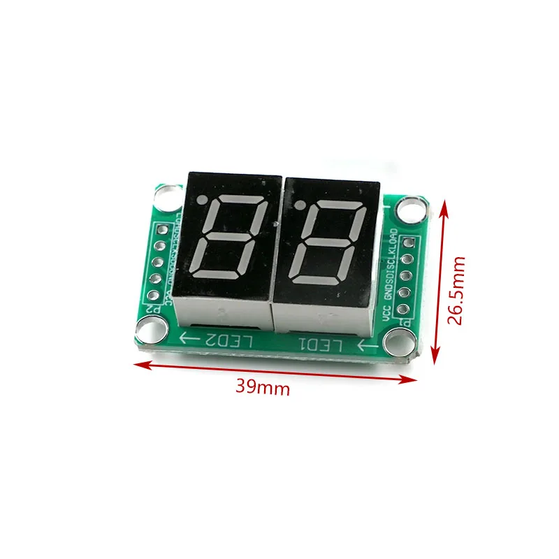 74HC595 2/3/4 цифры, 2-сегментный цифровой трубчатый дисплей, модуль статического привода, можно бесшовное подключить серии с 0,5 дюйма