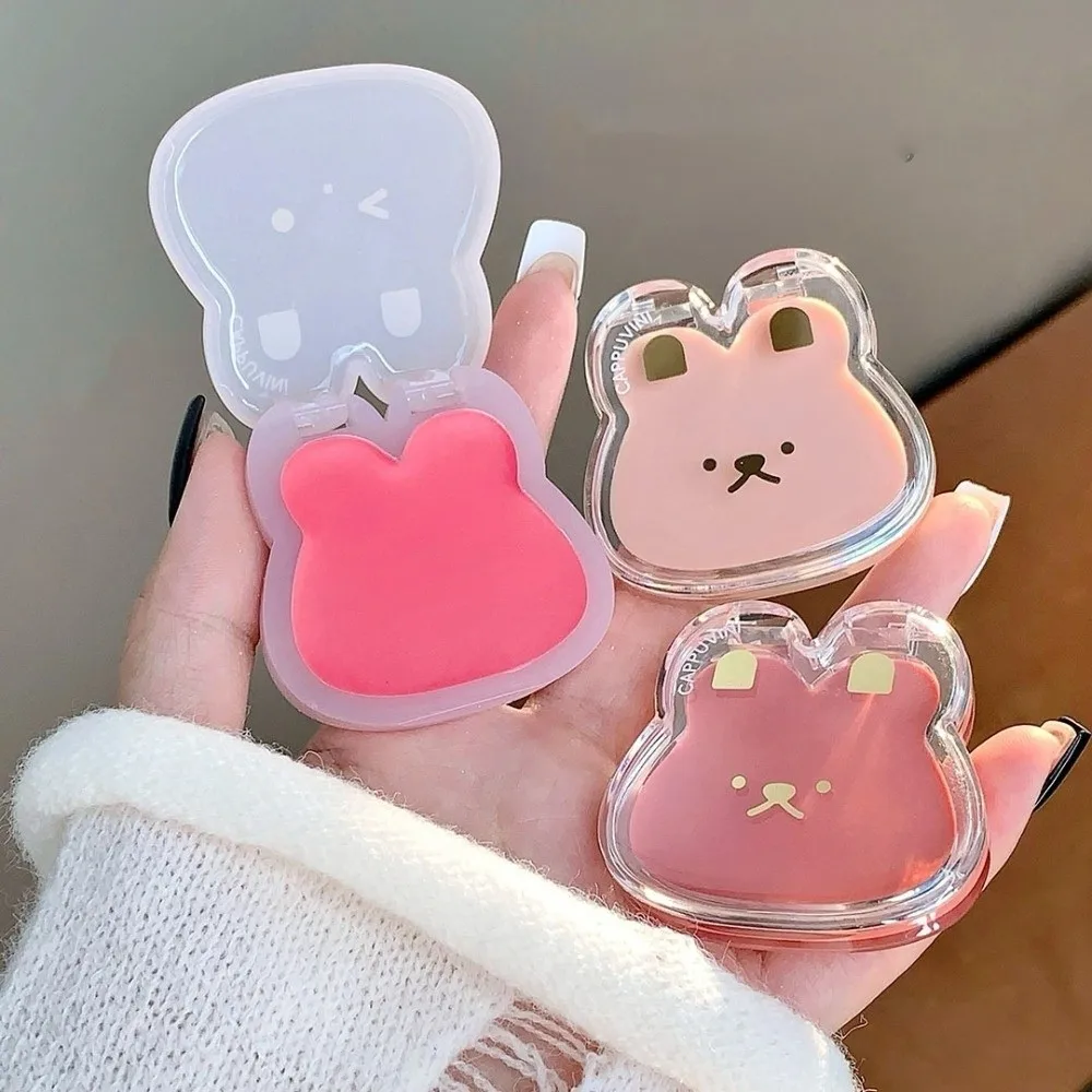 Simpatico cartone animato Coniglio Puffy Evidenzia Blush Gelatina Idratante Trucco coreano Fard Multiuso Guancia Fard Crema Cosmetici
