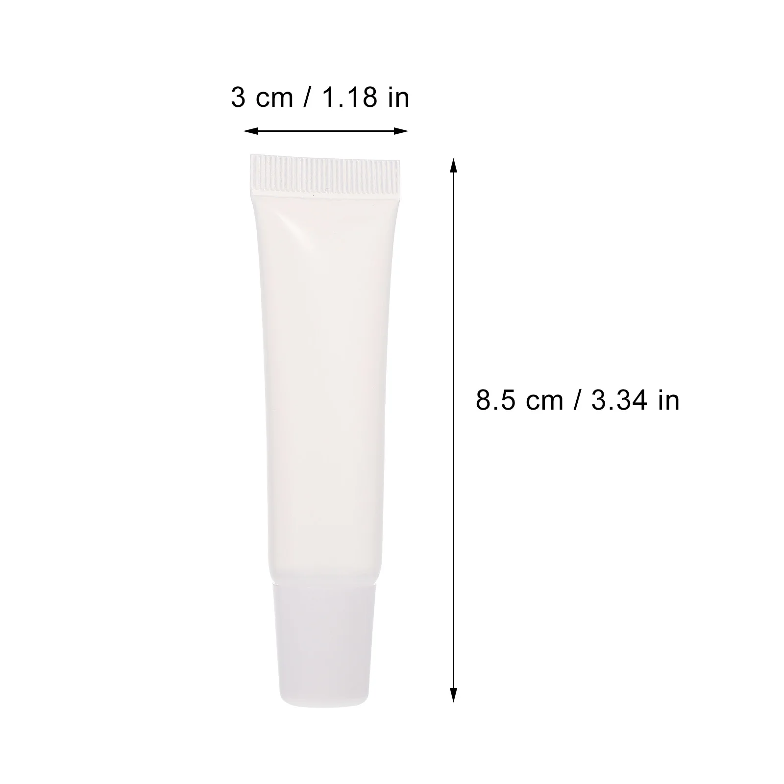 หลอดลิปกลอสเปล่าแบบพกพา 10 ชิ้น ทนทาน น้ำหนักเบา เหมาะสำหรับการเดินทาง ช้อปปิ้ง