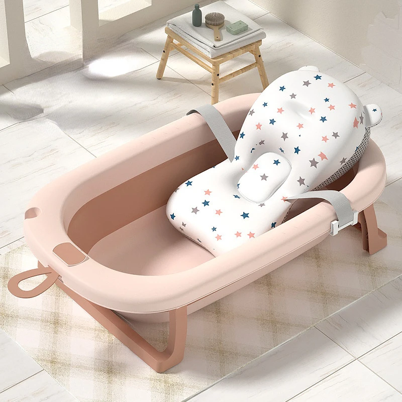 

Real-time Temperature Sensing Baby Bathtub Large Bath Basin Convenient Folding Bathroom Barrel Stable Load-bearing Bath Bucket