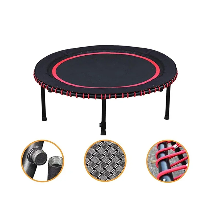 Mini Trampoline For Adults Indoor Small Rebounder Exercise Trampoline For Workout Fitness