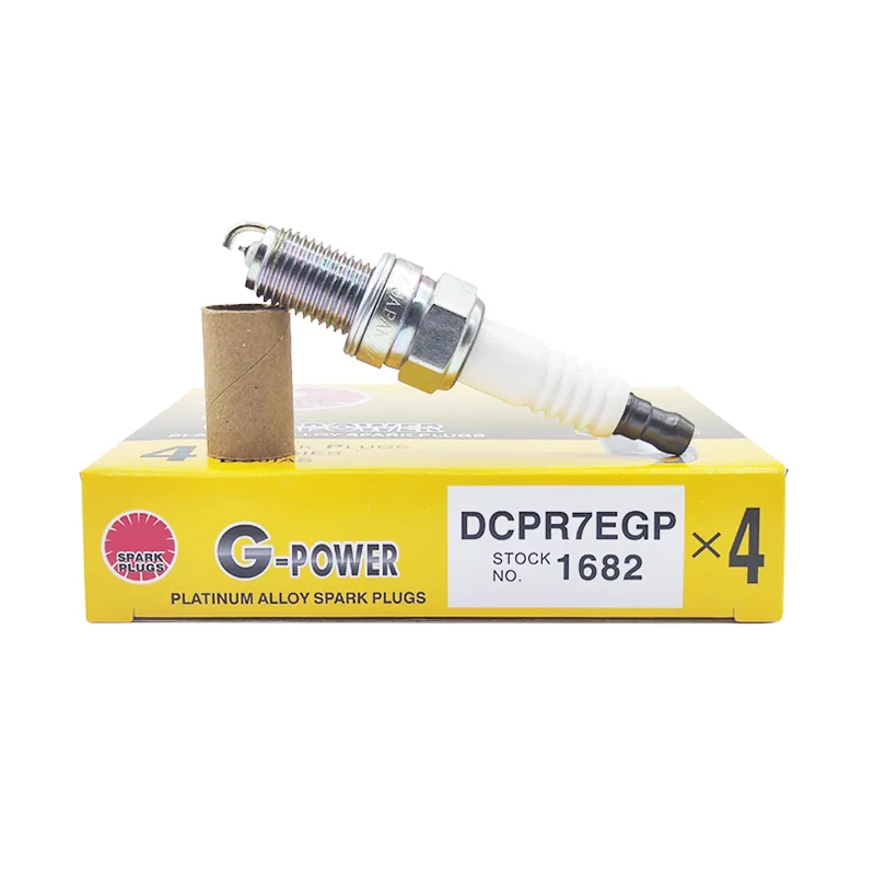 4/20pcs DCPR7EGP-1682 G-Power Platinum Spark Plug For Chevrolet Spark 1.2L 2013-2015 Fiat 500 1.4L 2012-2017 DCPR7EGP