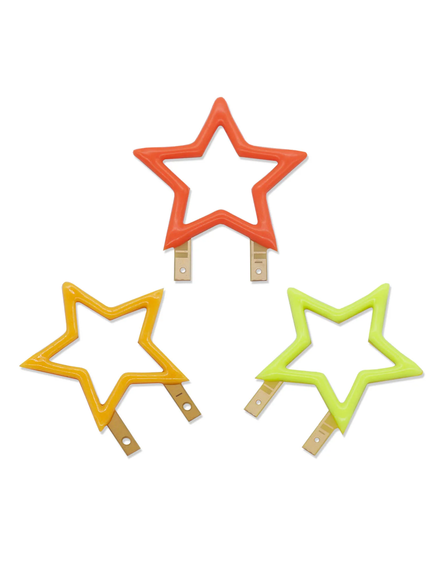 Mini lampe étoile à cinq branches colorée à Filament LED DC2.8-3.2V lumière décorative bricolage pour les vacances de mariage et la veilleuse de noël