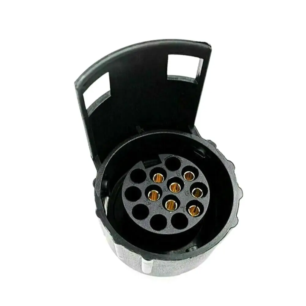 

1pcs 7 Pin To 13 Pin 12V Plug Adapter Trailer Connector Towbar Towing Waterproof Plugs Socket Adapter Car Truck Accessories 2026