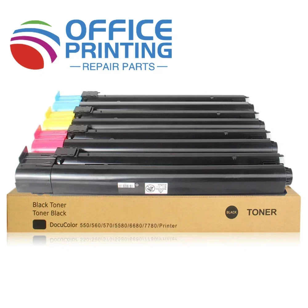 4PCS/Set C60 C70 C550 C560 C570 Toner Cartridge For Xerox Color 550 560 570 Toner Powder DocuCentre IV C5580 C6680 C7780.