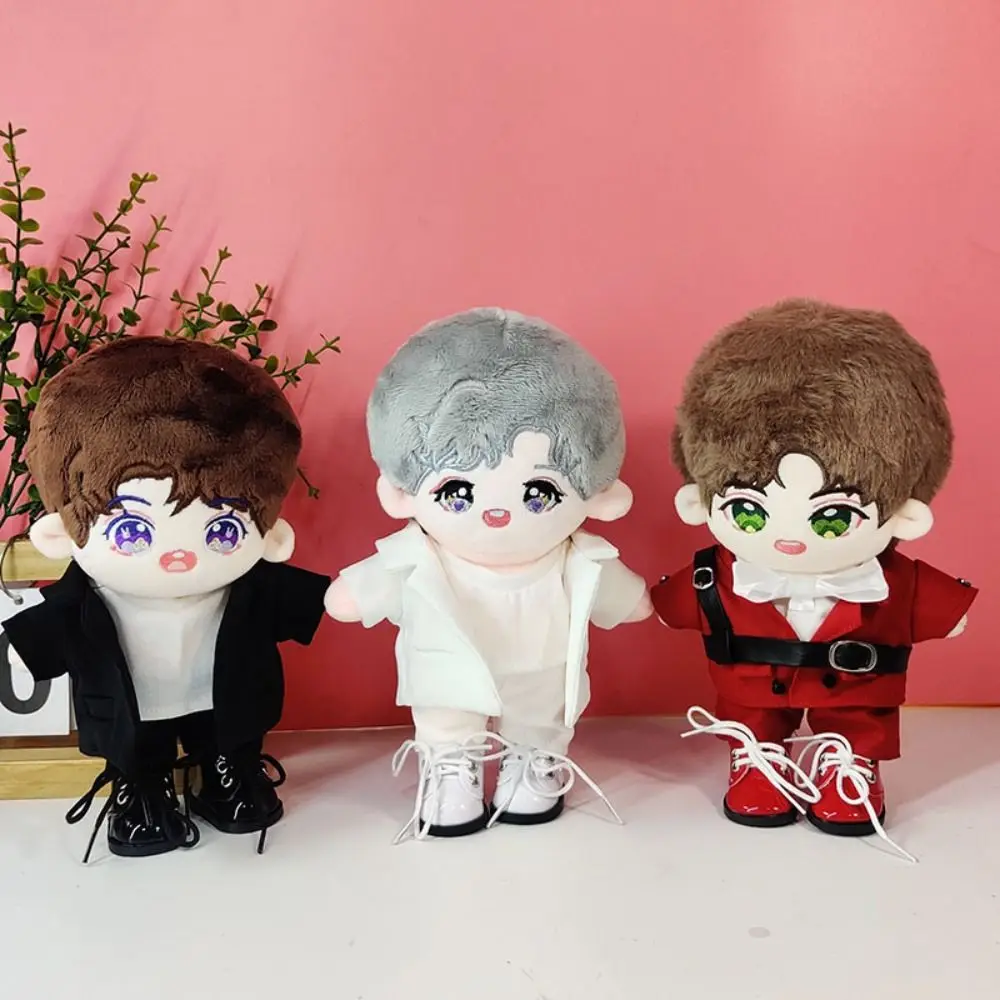 

Formal Wear 20cm Cotton Doll Clothes Shirt Belt Doll Clothes Outfit Collection Suit Doll Dress Up Set Children's Gift