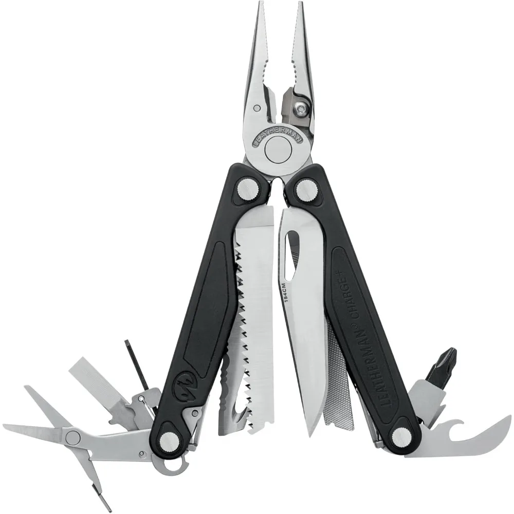 

Charge Plus, 19-in-1 Full-Size, Versatile Multi-tool for Home, Outdoors, Everyday Carry (EDC), Stainless Steel