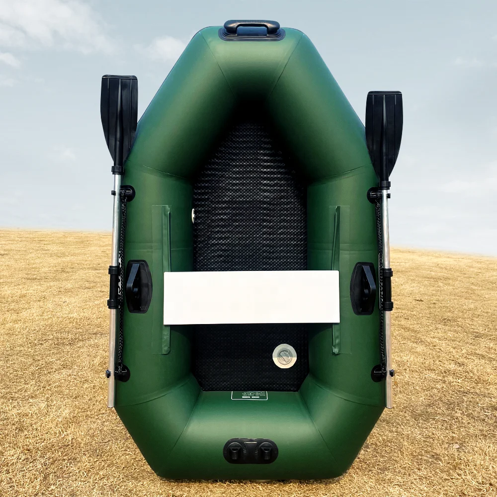 

1 Person 180cm Fishing Boat Inflatable Water Sports 0.7mm PVC Safety Kayak Canoe Raft Dinghy Hovercraft Air Floor