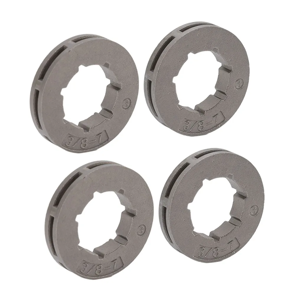 5PCS Universal Rim Sprocket Replacement Dark Silver 7 Tooth Sprocket Rim Part Compact Metal for Husqvarna 55 262XP 455 460