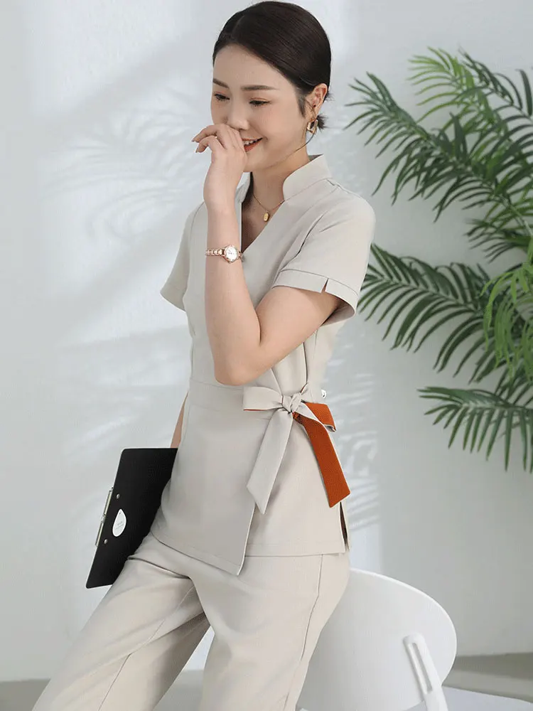 

Beauty Salon Beautician Work Clothes Female Health Center Club Work Suit