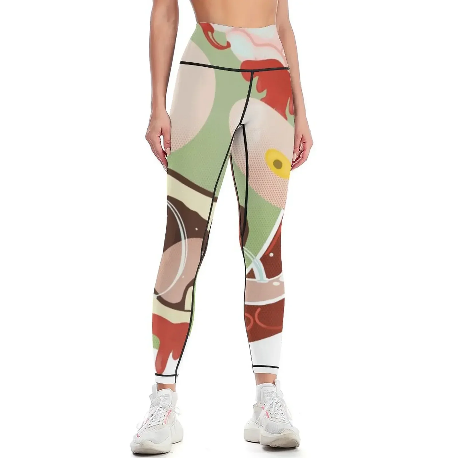 

Ghoul's Night Out Logo Leggings gym top sport legging legging gym sporty woman gym Womens Leggings
