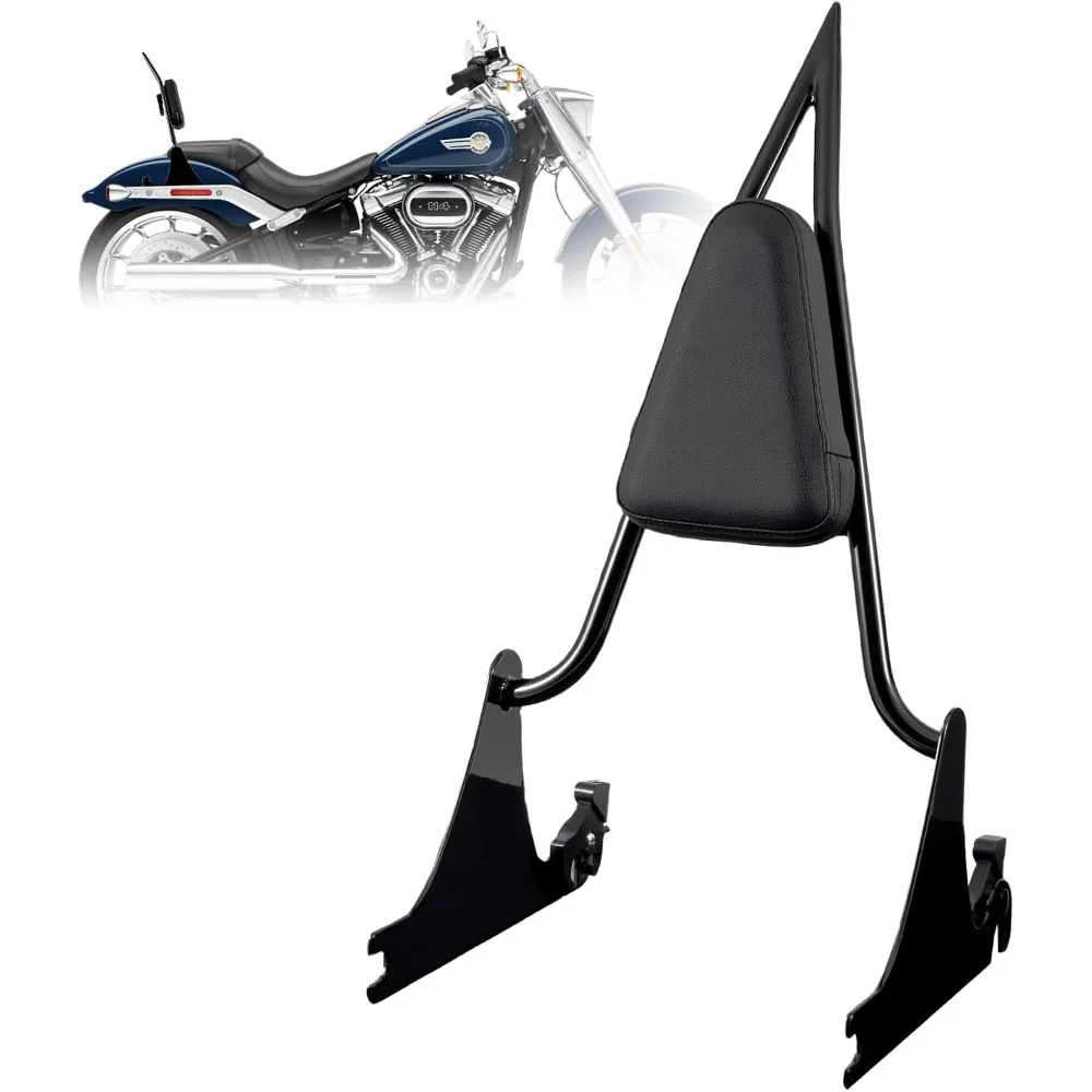 

Регулируемая цельная перекладина Sissy Bar для Harley Softail Deluxe FatBoy 2000-2017, пассажирская спинка с замком и док-станцией, Kin