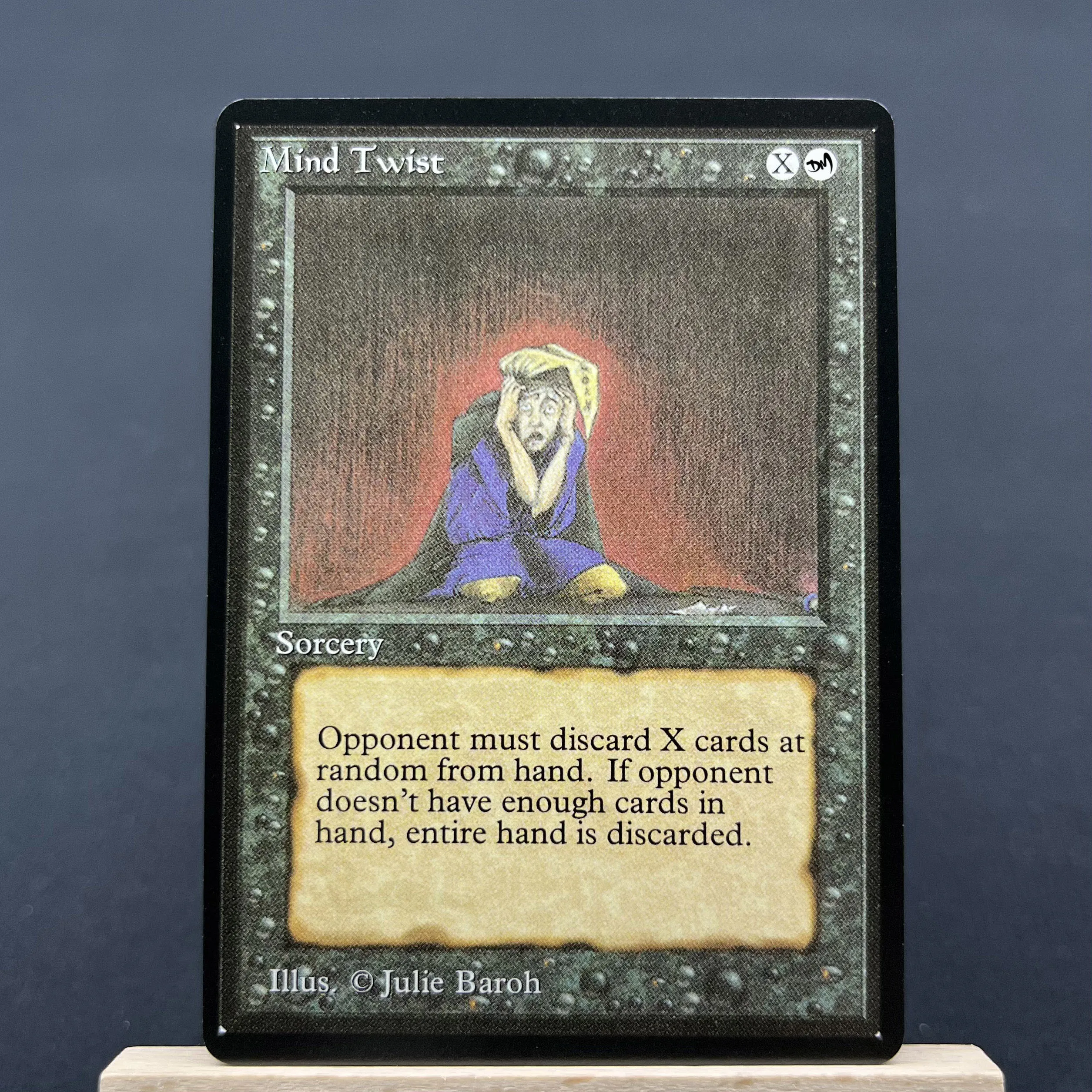 Beta NORMAL1-Ⅰ03 Tcg cards proxy magical the Lord of the Pit Mind Twist Nether Shadow Nightmare Word of Command gather