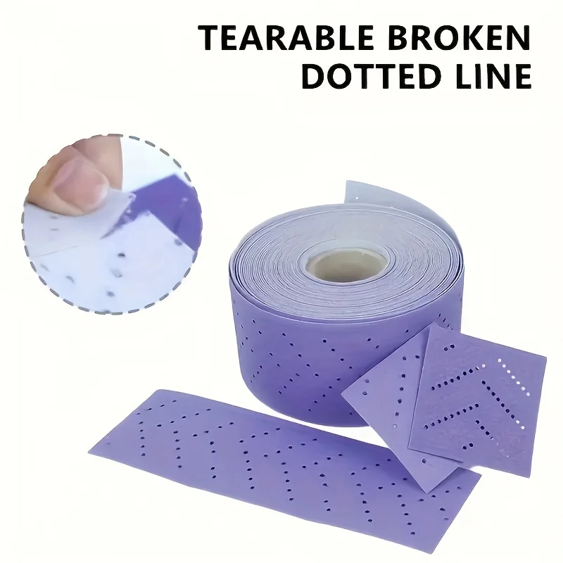 

1 рулон наждачной бумаги с разрываемой сломанной точечной линией, средняя зернистость (60-400), совместимая с шлифовальной машиной и ремонтом кузова автомобиля.