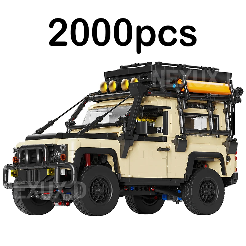 8101 2000pcs MOC Technical Off-road Camper Building Blocks Assembling Car Bricks Model DIY Toys for Children Birthday Gift Set