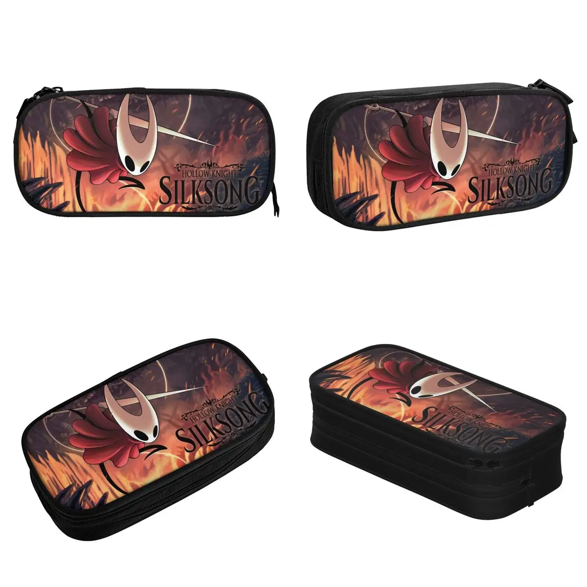 Hollow Knight Hornet Pencil Case Lovely Game Pen Box Bags Kids Large Storage Students School Gift Pencilcases