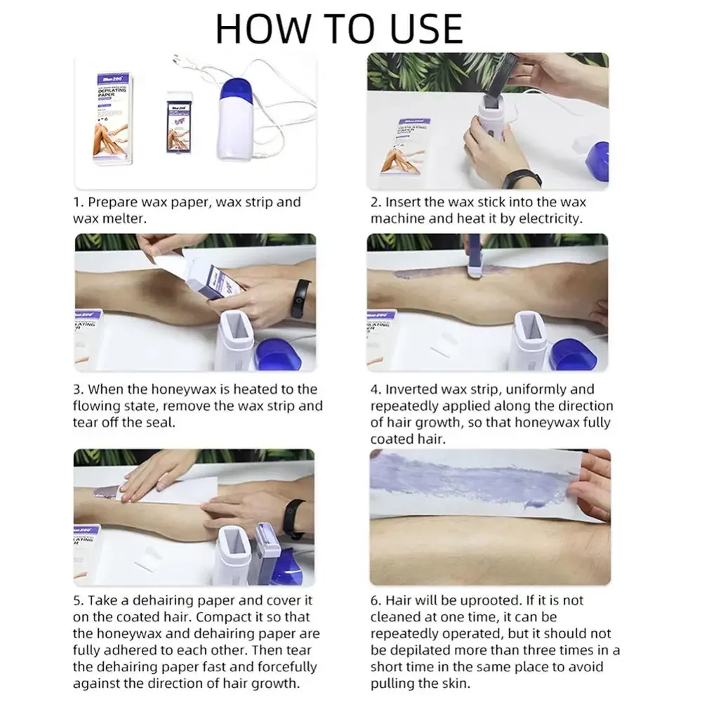 Восковой картридж для депиляции рулонный обогреватель для удаления волос восковой крем 12, обогреватель для горячего воска всех типов кожи для женщин 100 г