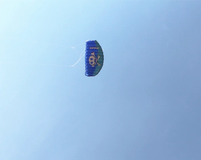 Cerf-volant de plage à double ligne pour débutant, accessoire de sport, de plein air, amusant