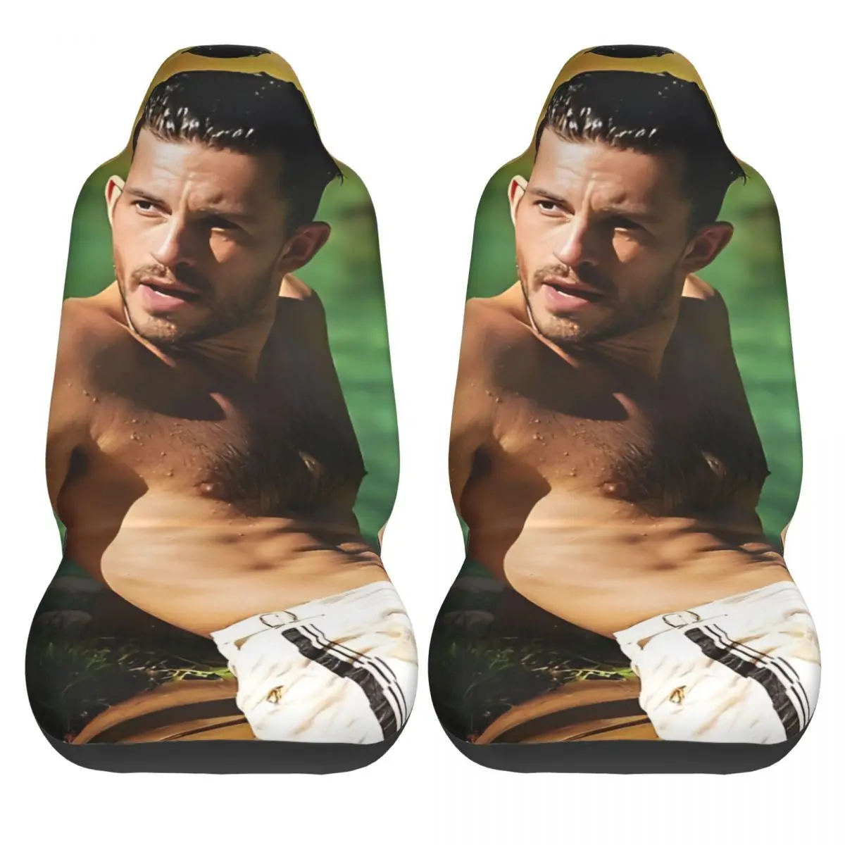 

Чехлы для автомобильных сидений Jonathan Bailey, 2 шт., полный комплект, из эластичного полиэстера