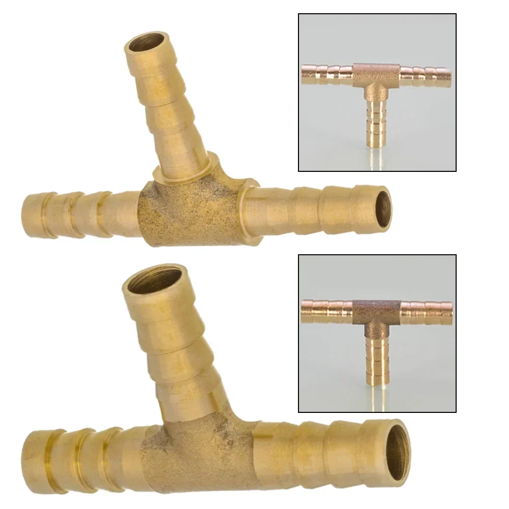 Reliable Construction Confined Spaces 3 Way Tubing Fitting Barbed Tee Fitting Space-saving Versatile Design Compact Design