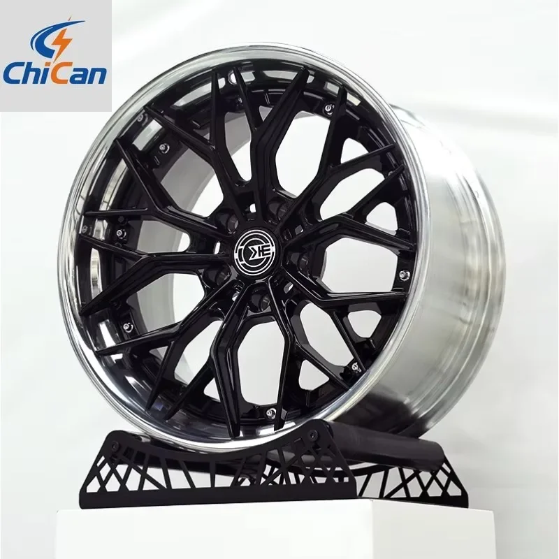 

[2026]Chican Custom Forged Two Piece Wheel Hub 18 19 Inch For Mercedes Benz For BMW For Audi 5X112 5X120 5X114.3 Alloy Rims