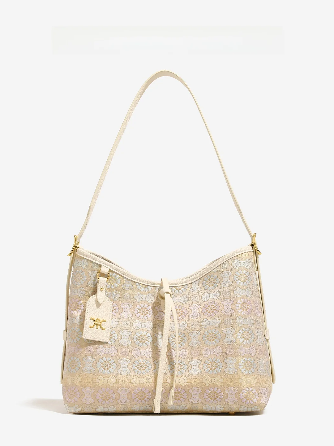 

Charlkkeitty Women's Underarm Bag Casual Simple Style Color Collision PU Leather Square Shape Medium Size Single Shoulder Bag