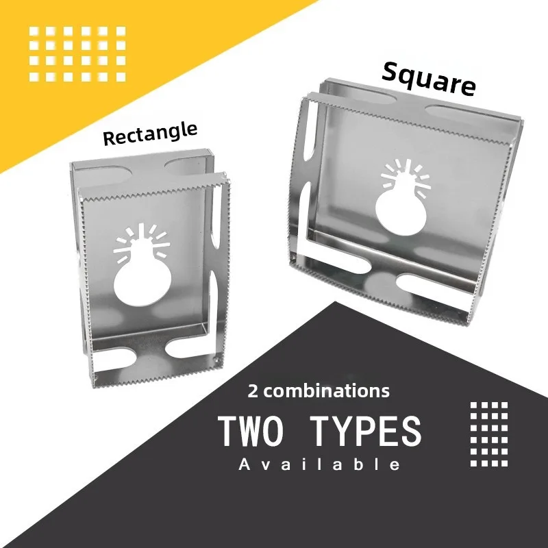 Multi-functional Vibrating Saw Blade, Square and Rectangular Grooving, Calculating Work Wall Boxes, Hand Tools