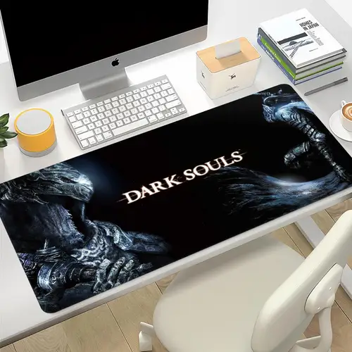 Imagen 2 del producto Alfombrilla de ratón para Gamer XXL, alfombrilla de ratón personalizada para teclado, Dark Souls, alfombra antideslizante para ordenador portátil, alfombrilla de ratón suave para oficina, alfombrilla de ratón de escritorio