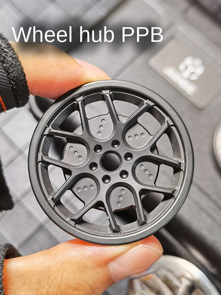 

Original Wheel Hub Ppb Hollow Version Stainless Steel Magnetic Sound Coin Push Card Pop Coin Decompression Fingertip Toy