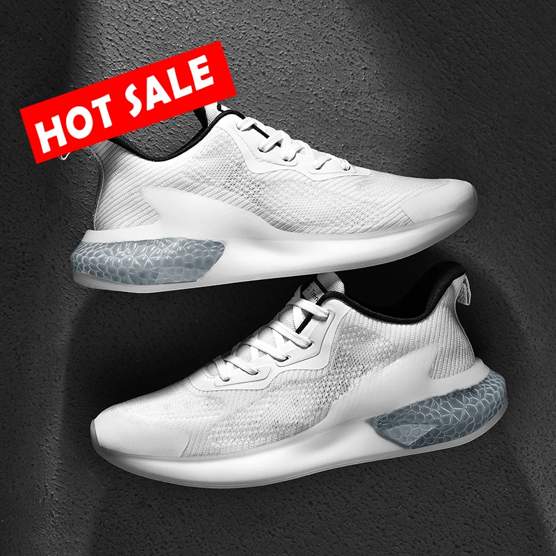 

2025 Air Cushion Running Shoes Jogging Marathon Men Sports Breathable Lightweight Comfortable Nonskid Leisure Casual Sneakers