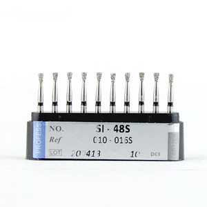 LODDEN 10 adet Diş Burs Elmas 27 Boyutları 1.6 mm için Yüksek Hızlı El Aleti, siyah Halkalar, süper Kalın, araçları, diş Freze Matkap uçları, elmas matkap uçları odontologica, çekiç matkap, ve darbe 7 en çok satılan, matkap, 27 mm) - no. 8