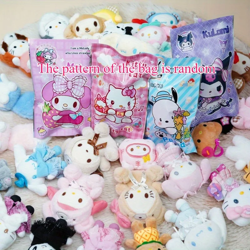 Sanrio 10cm Keychain Blind Box (1 piece), featuring various Sanrio characters perfect as a surprise party toy or birthday gift view 3