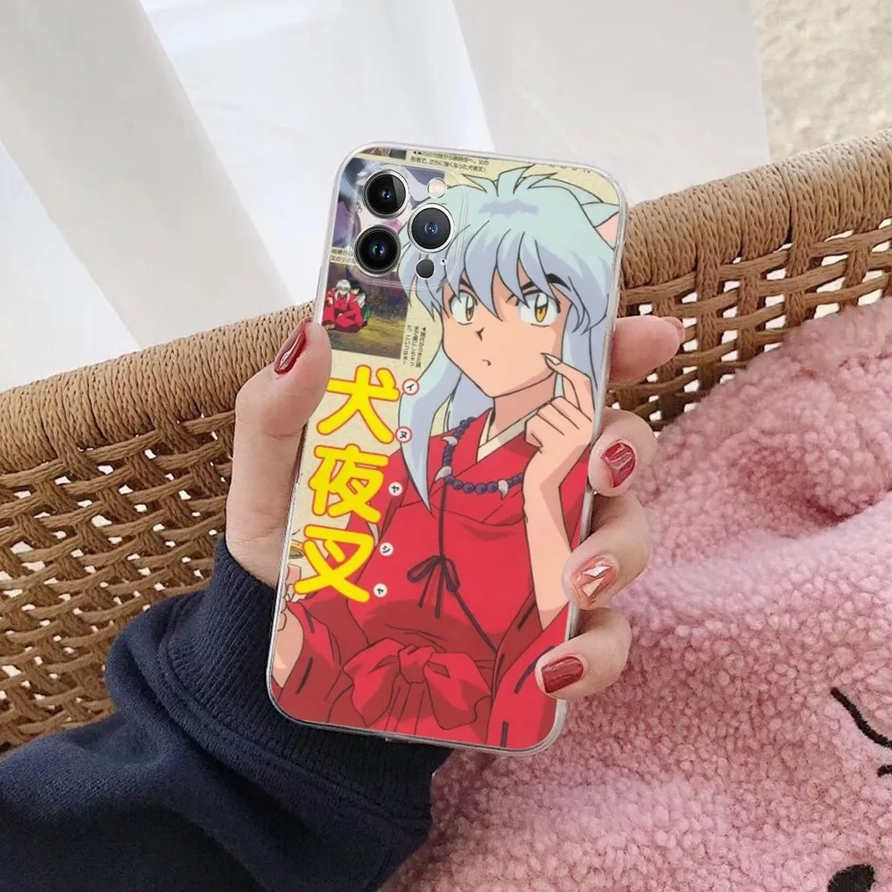 Inuyasha Anime Phone Case For iPhone 15 14 11 12 13 Mini Pro XS Max Cover 6 7 8 Plus X XR SE 2020 Funda Shell