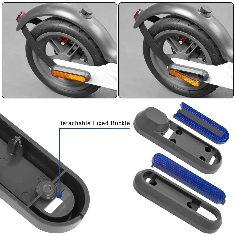 Wheel Cover Protection Shell for Xiaomi M365 Pro 1S Pro2 Mi3 Electric Scooter Front Rear Hub Cap Safety Night Reflective Parts