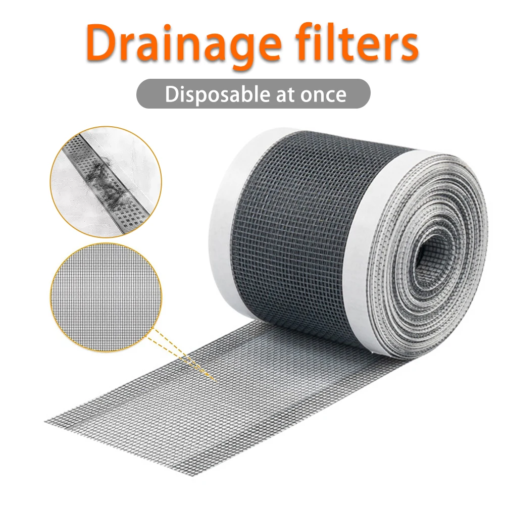 Shower Floor Drains Net Cover Drain Hole Filter Hair Catcher Kitchen Sink Plug Filter Drain Hair Catcher Disposable Accessories