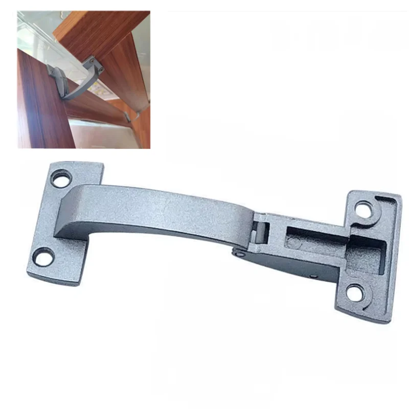 2PCS  Face Mounting Zinc Alloy Furniture Cabinet Cupboard Folding Hinge For Flush Sliding Lift Up Open