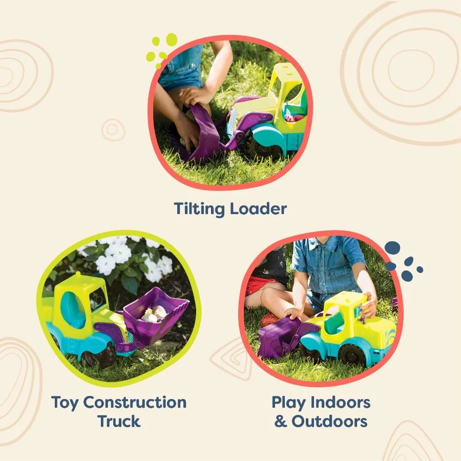 Camion de sable de 18 pouces, pelle de jeu d'eau, jouet pour tout-petits, chargeur de loadie, jouets de plage de 18 mois, jouets de sable