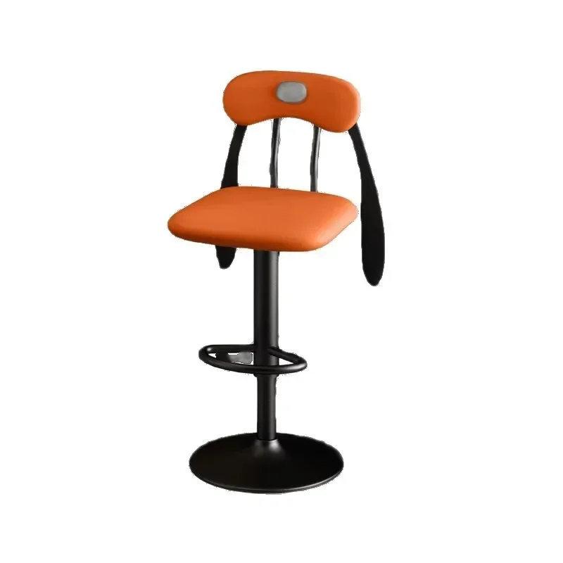 Bar chairs, bar front desk rotating kitchen can lift high backrest modern simple household stool