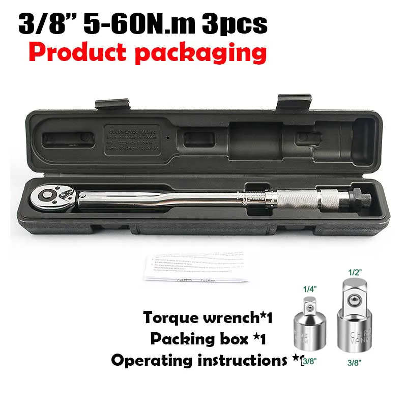 5-60n. m Drehmoments chl üssel 3/8 ''Vierkant antrieb vor eingestellte Fahrrad drehmomente Schlüssel Zwei-Wege-Ratsche Auto Fahrrad Auto Handwerkzeuge – Detail 21