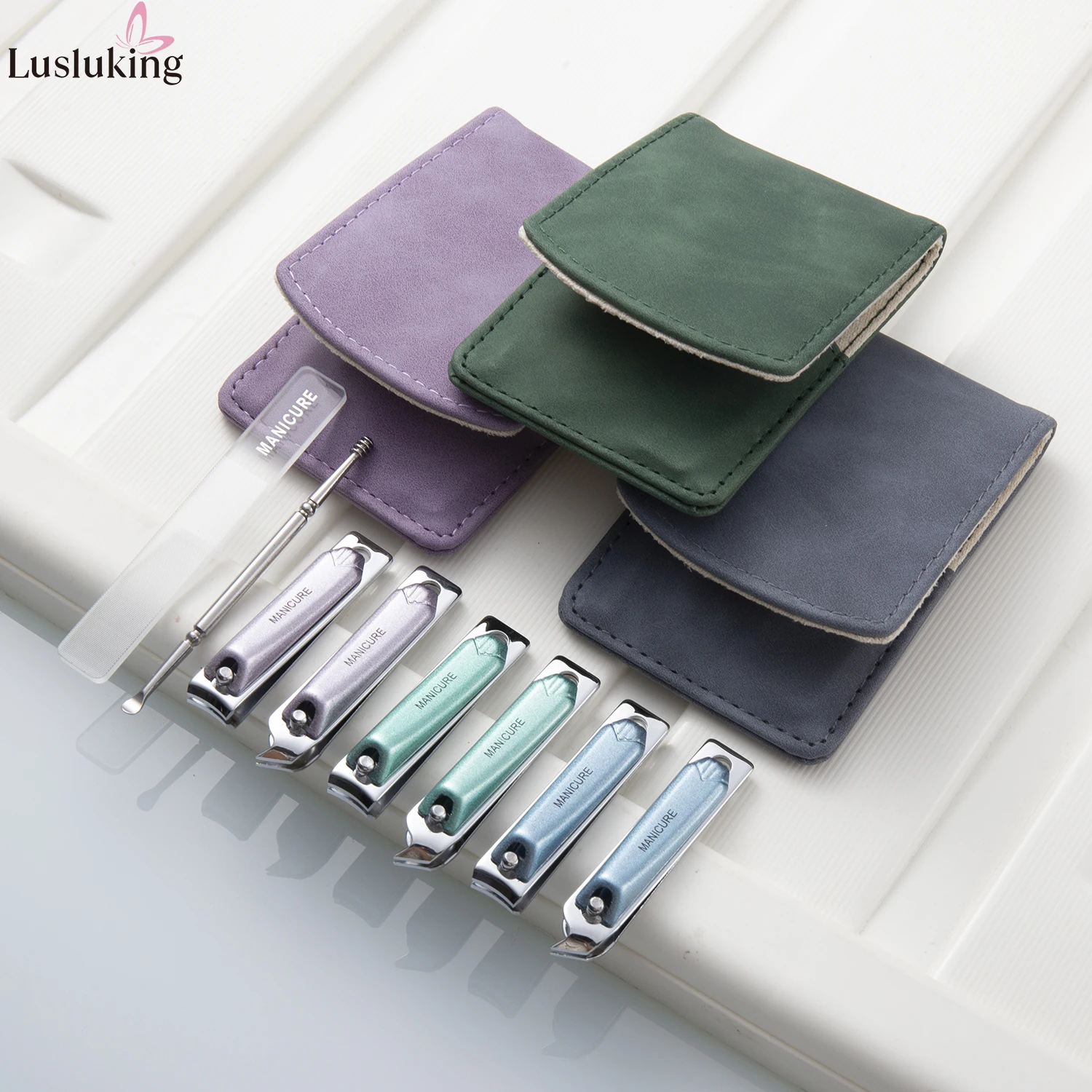 4PCS Stainless Steel Manicure  - огляд і ціна Mens Grooming Kit Case
