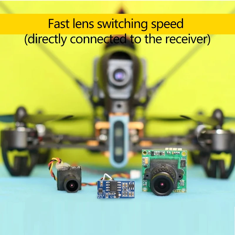 VIFLY Cam Switcher FPV Smart Video Switcher Support SBUS IBUS PWM For RC FPV Fixed Wing Drone Quadcopter DIY Parts