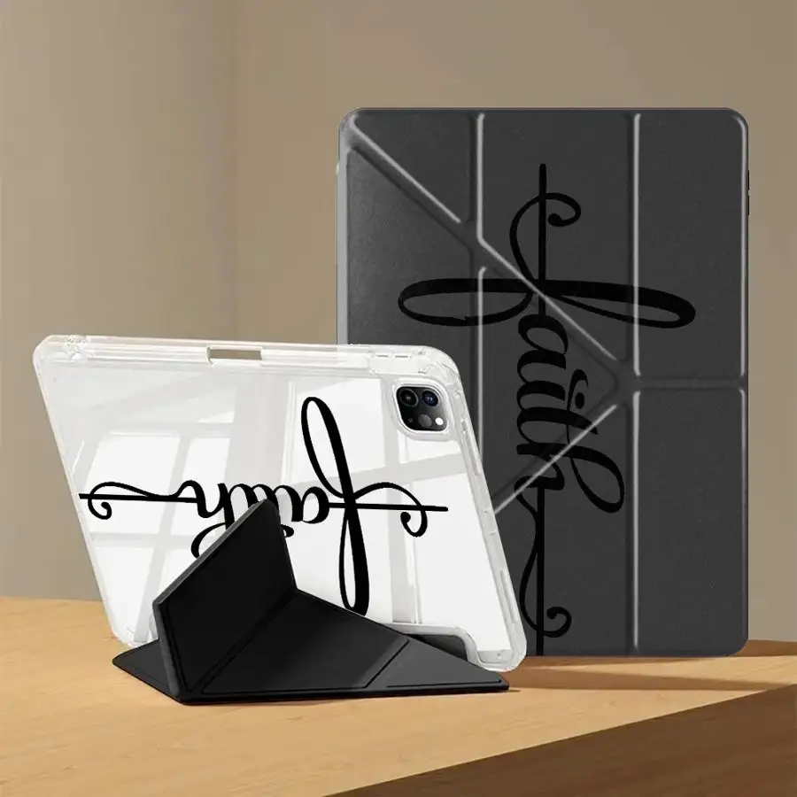 

Artistic Love Patterns Y-Fold Holder Cover Tablet Case For iPad Mini 6 7 Air 4 5 M3 M2 1 2 M4 11inch Pro 2025 Pro 11th 10th 9th