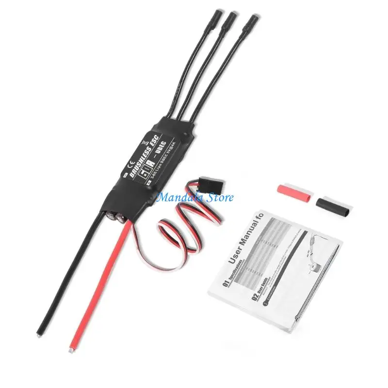 U2JC Brushless with UBEC Controller Offering Electronic Control Upgrades for Helicopter Aircraft